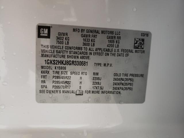 2016 GMC YUKON XL D 1GKS2HKJ8GR330681