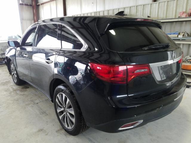 2015 ACURA MDX TECHNO 5FRYD4H49FB022626