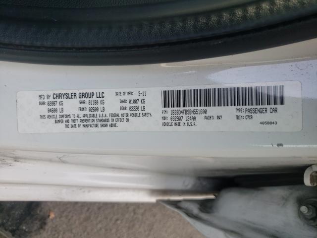 2011 DODGE AVENGER EX 1B3BD4FB9BN551600