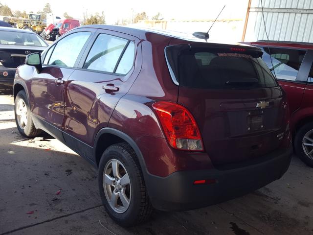 2016 CHEVROLET TRAX LS 3GNCJNSB9GL231120