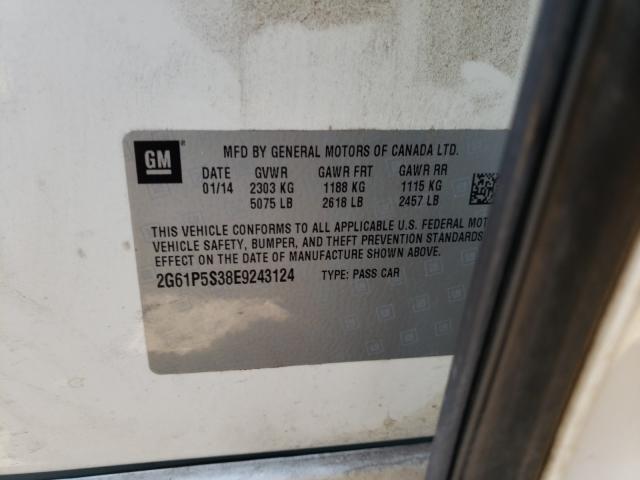 2014 CADILLAC XTS PREMIU 2G61P5S38E9243124