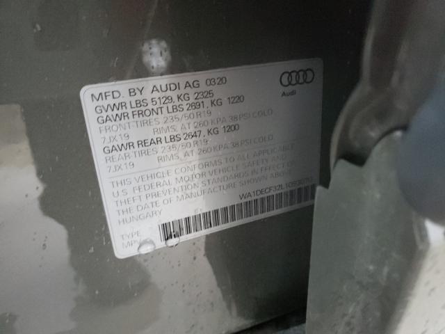 2020 AUDI Q3 PREMIUM WA1DECF32L1093070