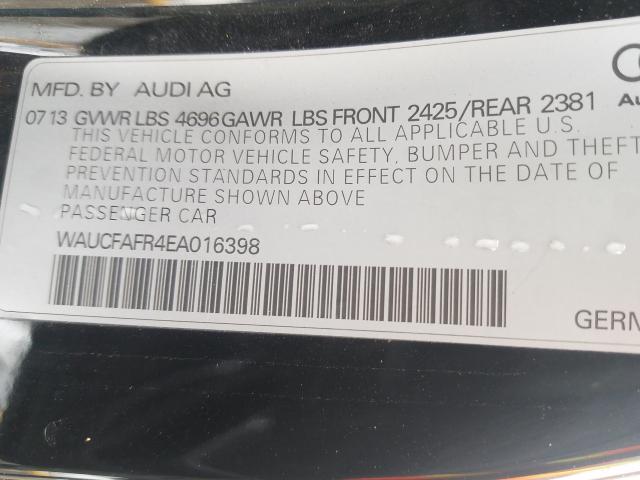 2014 AUDI A5 PREMIUM WAUCFAFR4EA016398