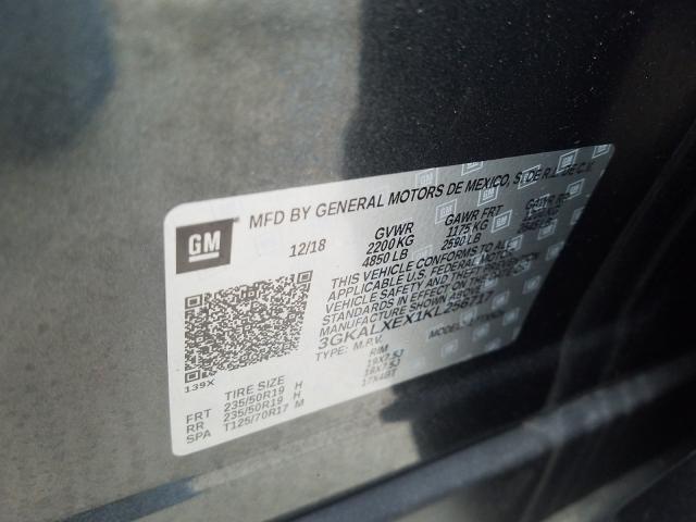 2019 GMC TERRAIN DE 3GKALXEX1KL256717