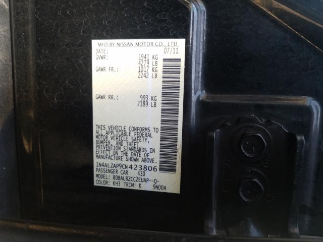 2012 NISSAN ALTIMA BAS 1N4AL2AP9CN423806