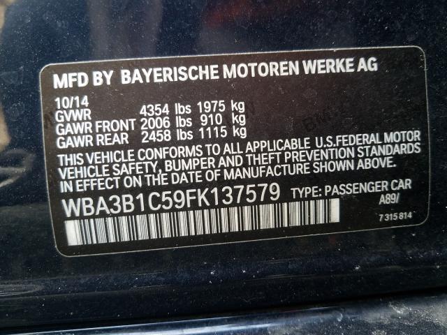 2015 BMW 320 I WBA3B1C59FK137579