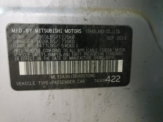 2014 MITSUBISHI MIRAGE DE ML32A3HJ3EH007086