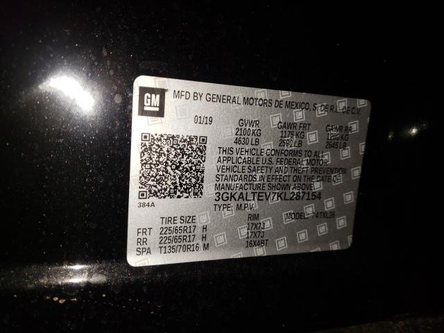 2019 GMC TERRAIN SL 3GKALTEV7KL287154