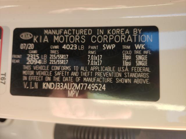 2021 KIA SOUL EX KNDJ33AU2M7749524