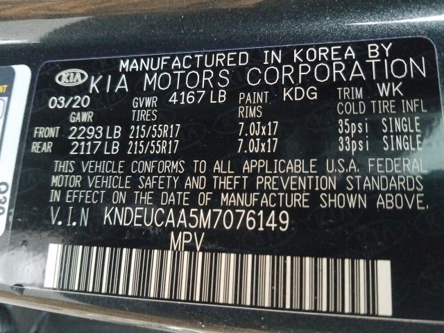 2021 KIA SELTOS S KNDEUCAA5M7076149