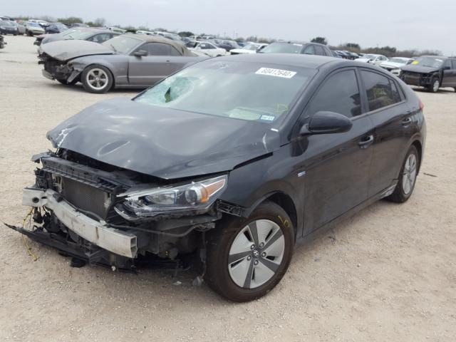 2017 HYUNDAI IONIQ BLUE KMHC65LCXHU029245