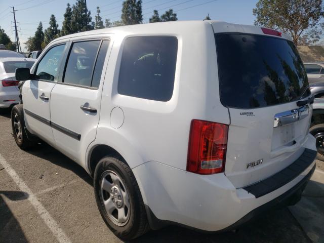 2013 HONDA PILOT LX 5FNYF3H21DB016109