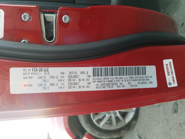 2015 DODGE JOURNEY SX - 3C4PDCBG6FT697457