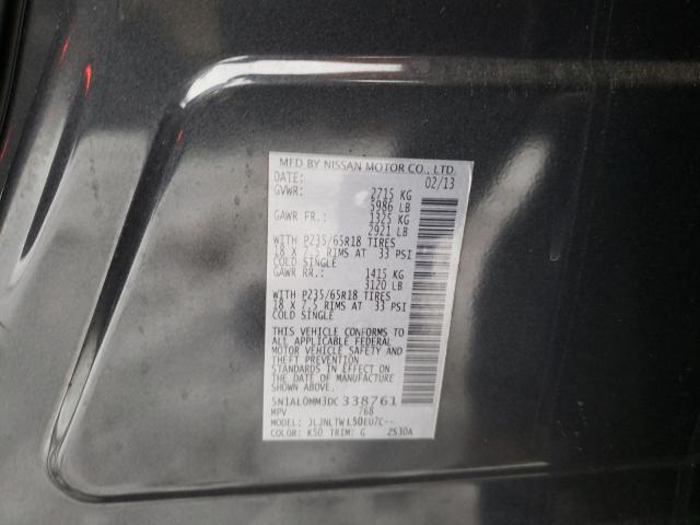 2013 INFINITI JX35 5N1AL0MM3DC338761