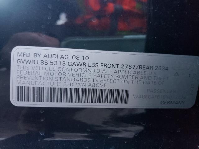 2011 AUDI A6 PREMIUM WAUFGAFB1BN023228