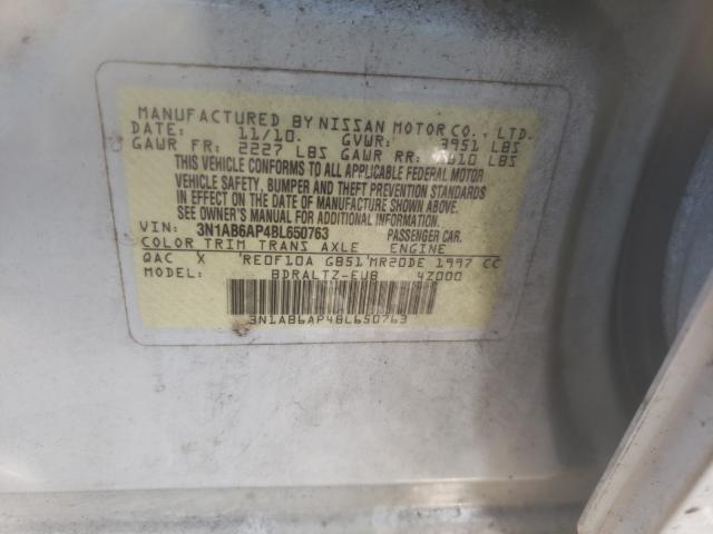 2011 NISSAN SENTRA 2.0 3N1AB6AP4BL650763