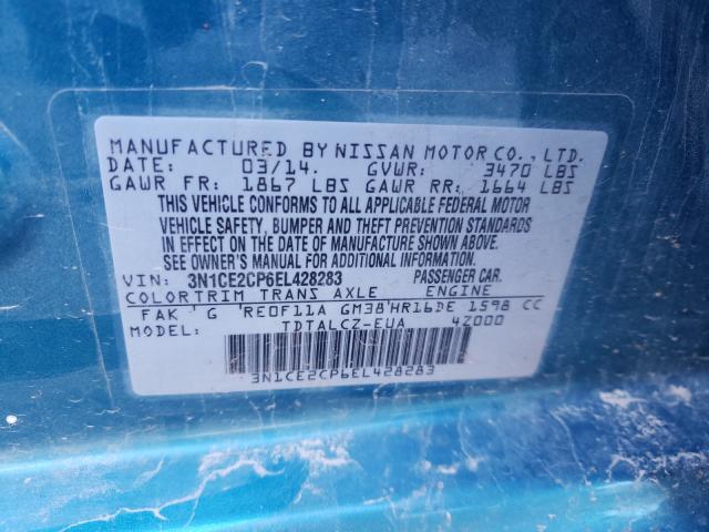 2014 NISSAN VERSA NOTE 3N1CE2CP6EL428283