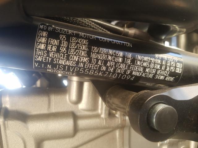 2019 SUZUKI SV650 A JS1VP55B5K7101094