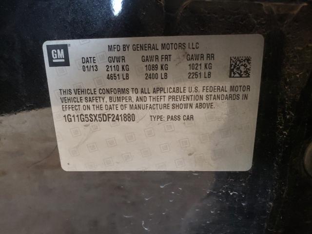 2013 CHEVROLET MALIBU 3LT 1G11G5SX5DF241880