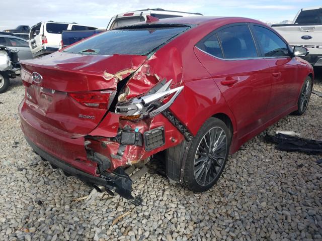 2018 HYUNDAI ELANTRA SP KMHD04LBXJU542024
