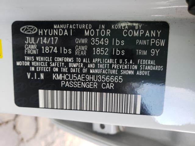 2017 HYUNDAI ACCENT SPO KMHCU5AE9HU356665
