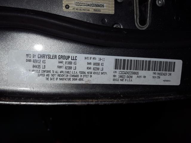 2012 DODGE CALIBER SX 1C3CDWDA2CD508026