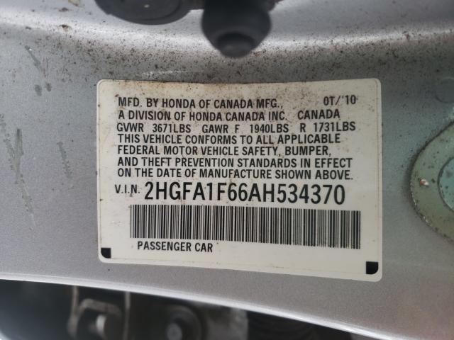 2010 HONDA CIVIC LX-S 2HGFA1F66AH534370