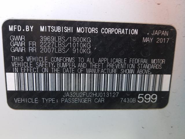 2017 MITSUBISHI LANCER ES JA32U2FU2HU013127