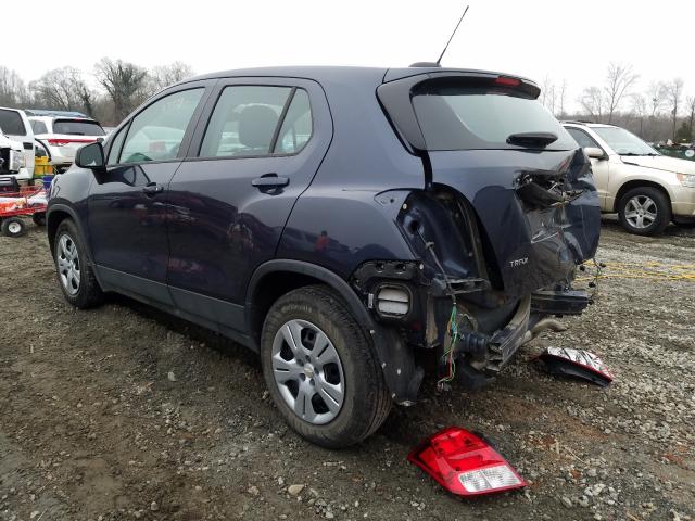 2018 CHEVROLET TRAX LS 3GNCJKSB4JL315612