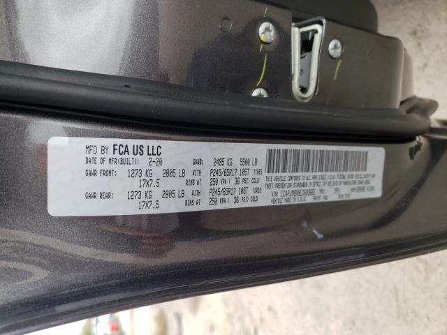 2020 JEEP CHEROKEE T 1C4PJMBX8LD603661