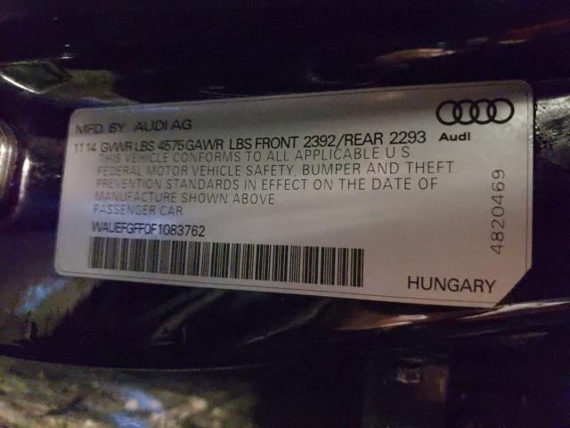 2015 AUDI A3 PREMIUM WAUEFGFF0F1083762