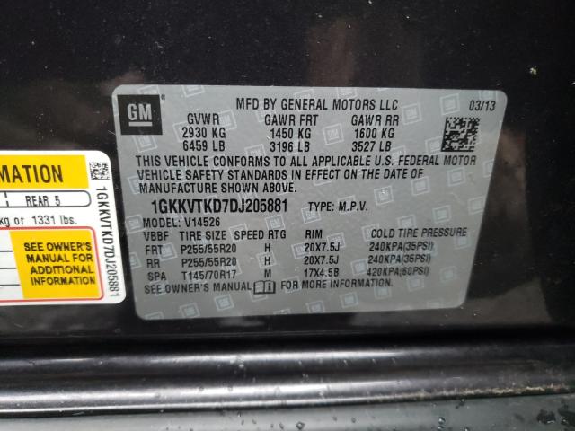 2013 GMC ACADIA DEN 1GKKVTKD7DJ205881
