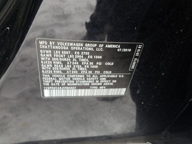 2018 VOLKSWAGEN ATLAS SE 1V2PR2CA8JC584327