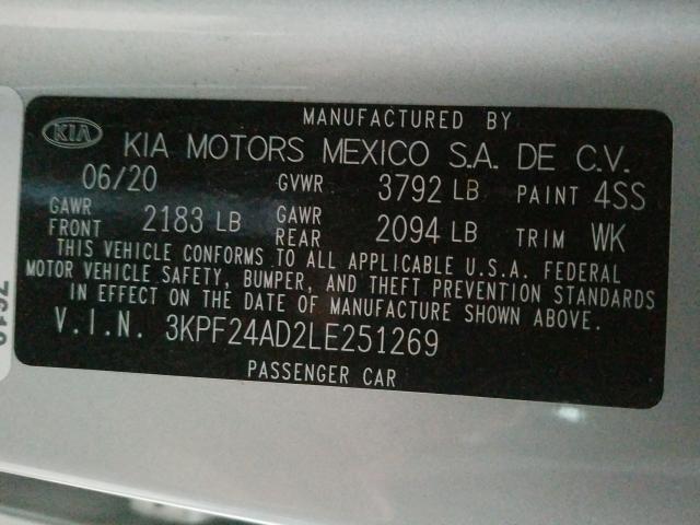 2020 KIA FORTE FE - 3KPF24AD2LE251269