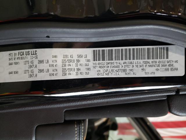 2017 JEEP CHEROKEE S 1C4PJLAB1HW572989