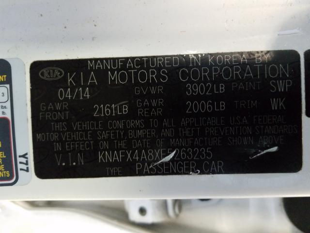 2015 KIA FORTE EX - KNAFX4A8XF5263235