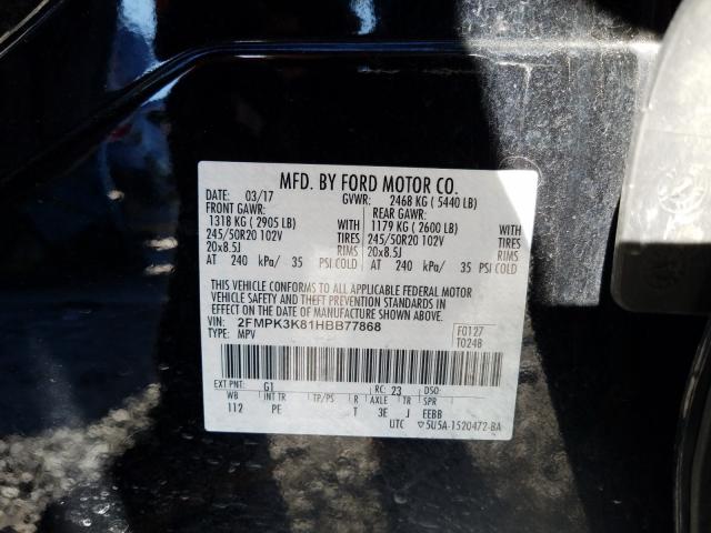 2017 FORD EDGE TITAN 2FMPK3K81HBB77868