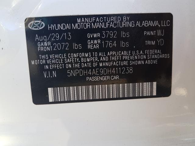 2013 HYUNDAI ELANTRA GL 5NPDH4AE9DH411238