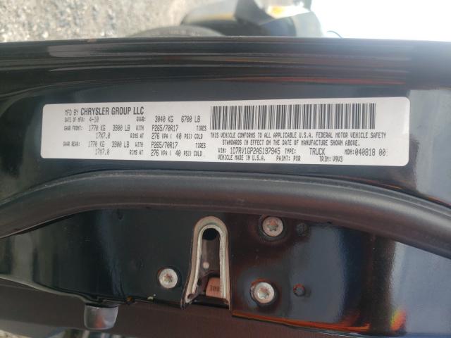 2010 DODGE RAM 1500 1D7RV1GP2AS197945