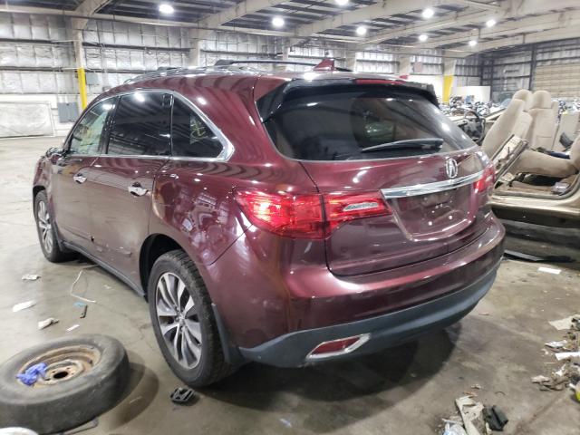 2014 ACURA MDX TECHNO 5FRYD4H69EB023663