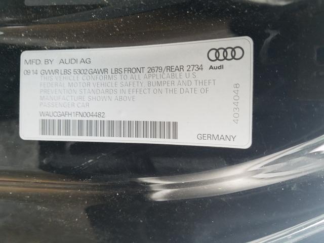 2015 AUDI S5 PREMIUM WAUCGAFH1FN004482