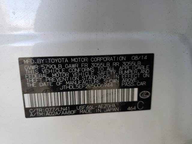 2014 LEXUS LS 460L JTHDL5EF2E5006944