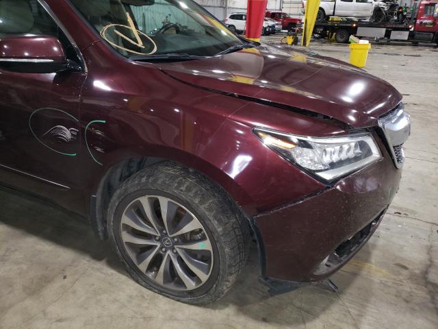 2014 ACURA MDX TECHNO 5FRYD4H69EB023663