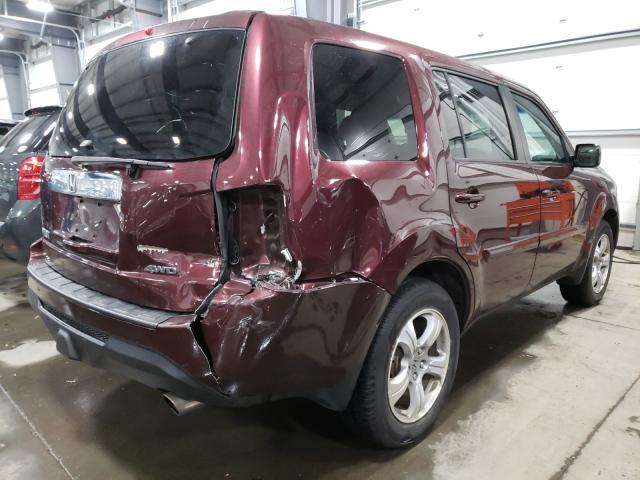 2014 HONDA PILOT EXL 5FNYF4H50EB030164