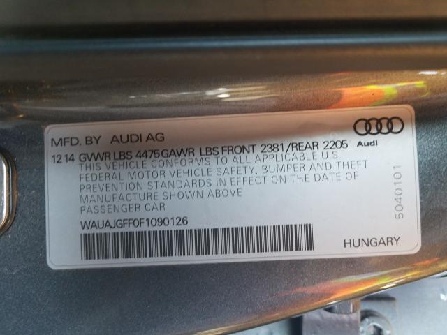 2015 AUDI A3 PREMIUM WAUAJGFF0F1090126