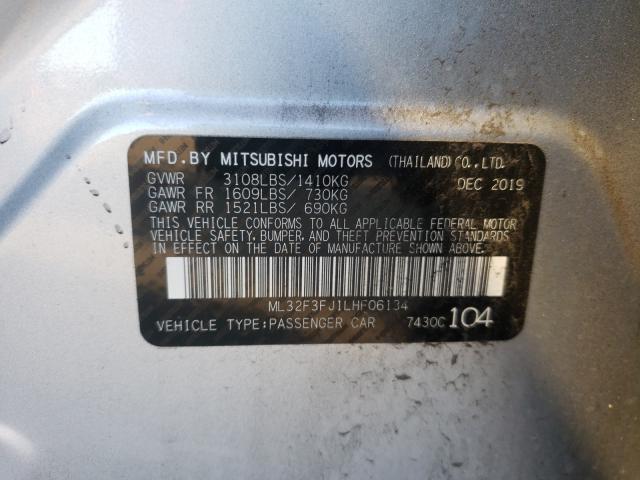 2020 MITSUBISHI MIRAGE G4 ML32F3FJ1LHF06134