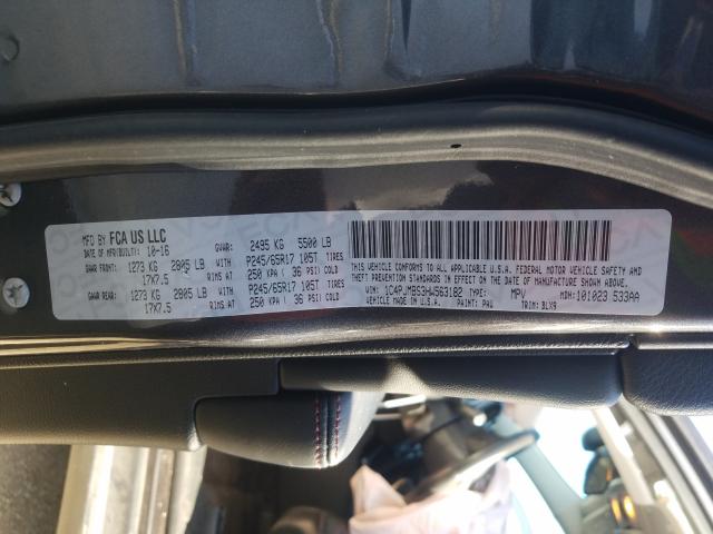 2017 JEEP CHEROKEE T 1C4PJMBS3HW563182