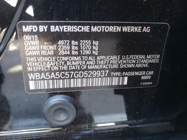 2016 BMW 528 I WBA5A5C57GD529937