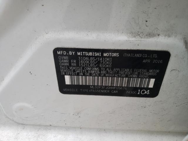 2017 MITSUBISHI MIRAGE G4 ML32F3FJ0HHF05676