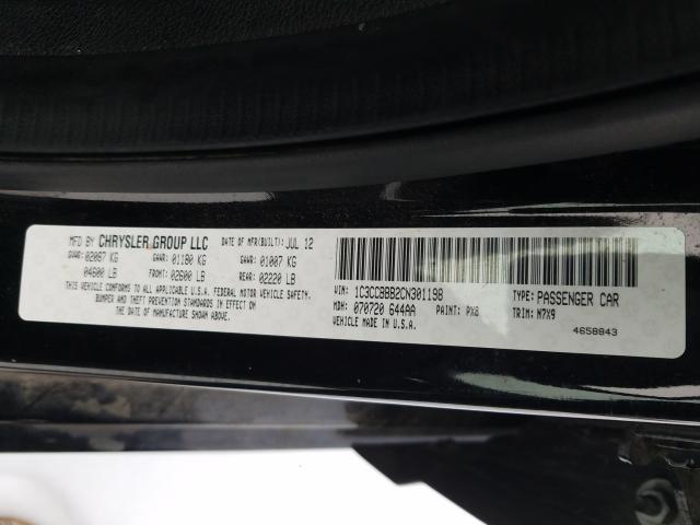 2012 CHRYSLER 200 TOURIN 1C3CCBBB2CN301198